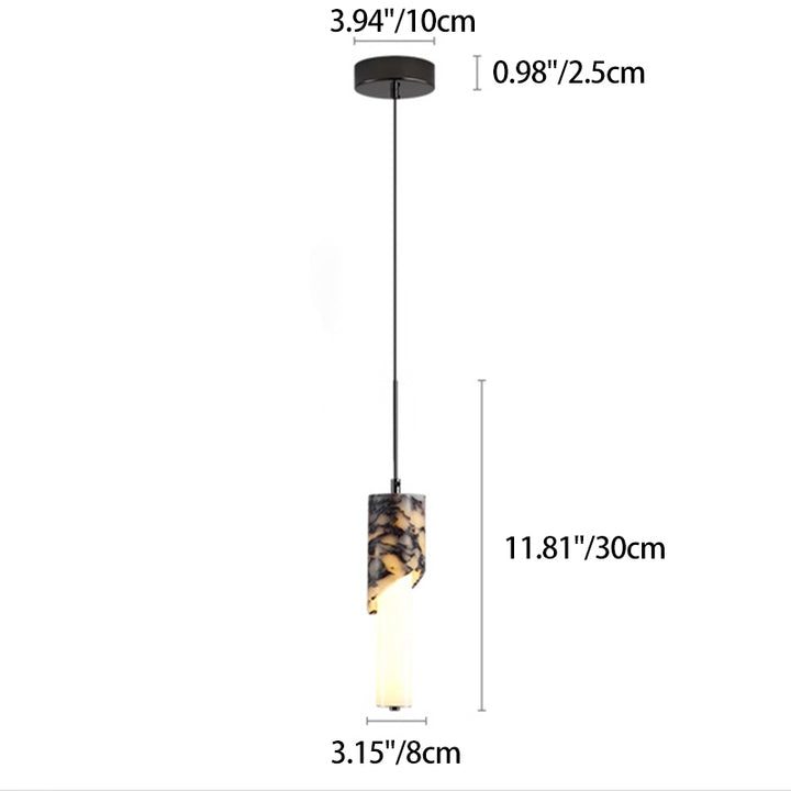 Lustre à LED en métal, marbre et verre moderne de luxe pour chambre 
