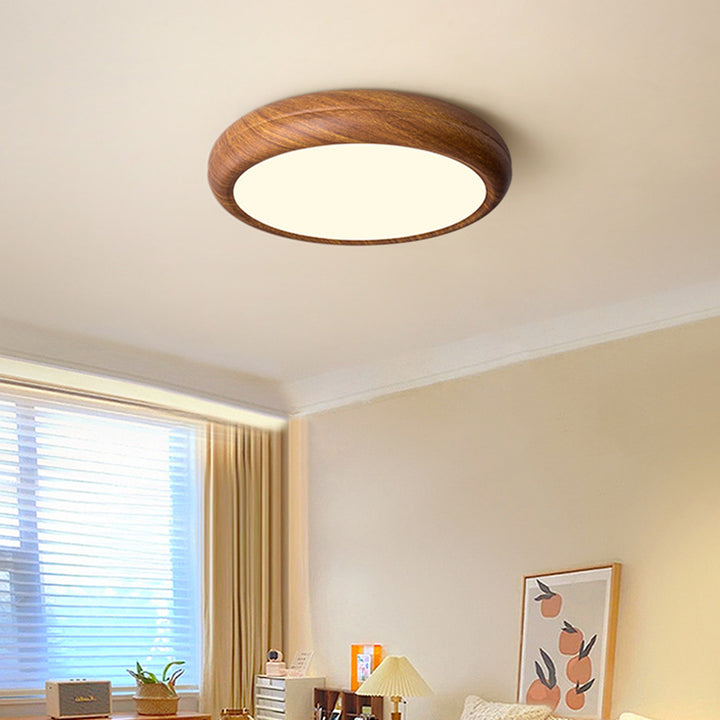 Moderne minimalistische runde Eisen-Acryl-LED-Deckenleuchte für das Schlafzimmer 