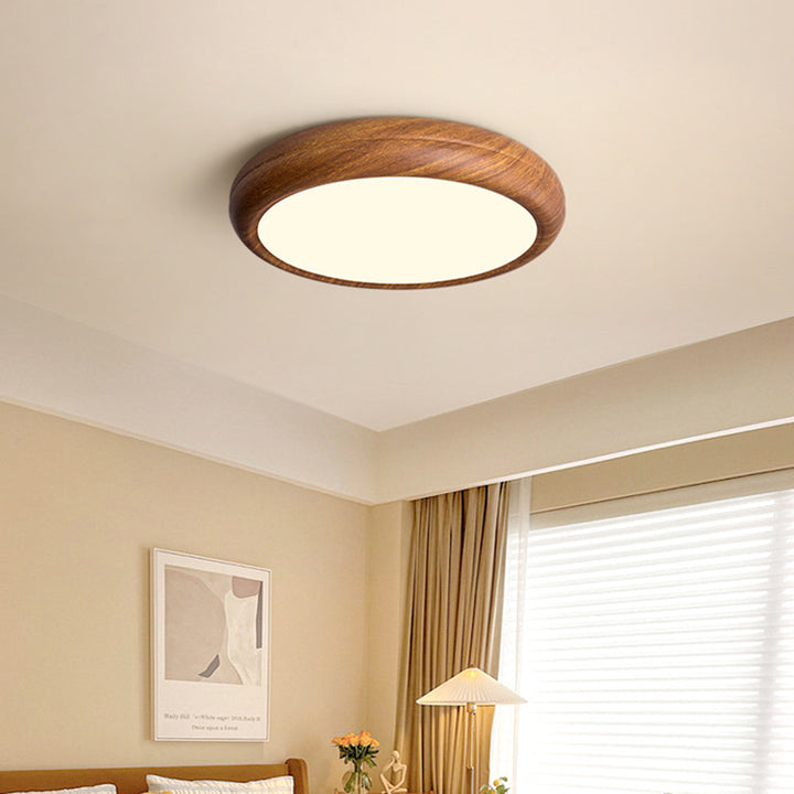 Moderne minimalistische runde Eisen-Acryl-LED-Deckenleuchte für das Schlafzimmer 