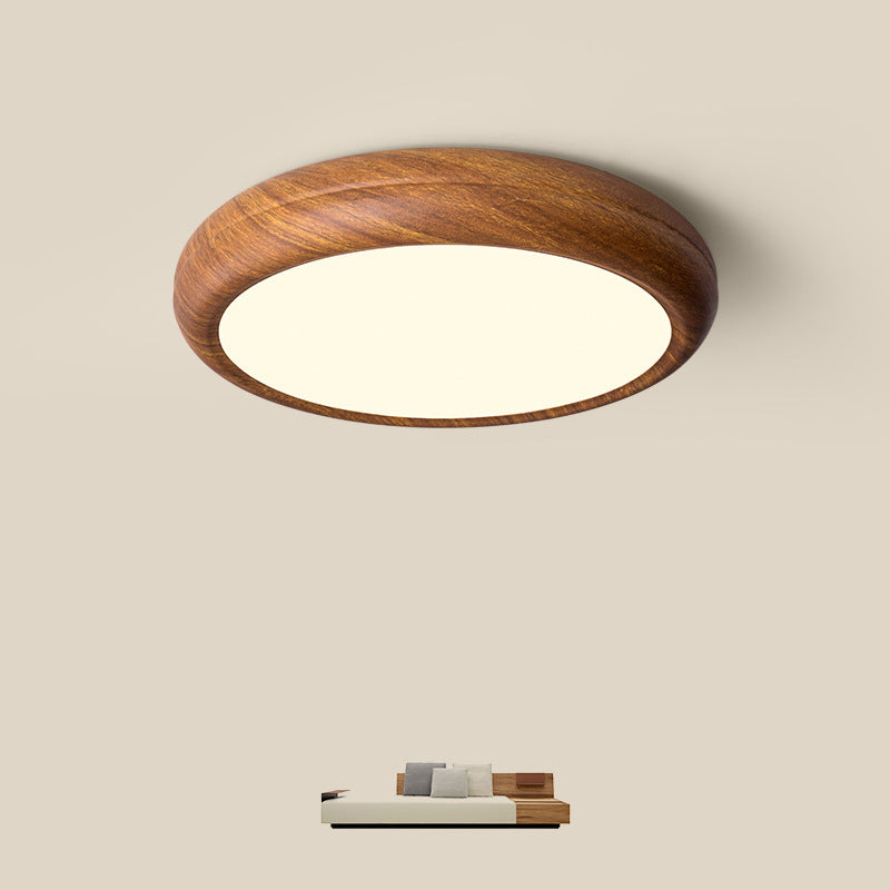 Moderne minimalistische runde Eisen-Acryl-LED-Deckenleuchte für das Schlafzimmer 
