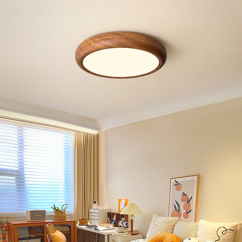 Moderne minimalistische runde Eisen-Acryl-LED-Deckenleuchte für das Schlafzimmer 