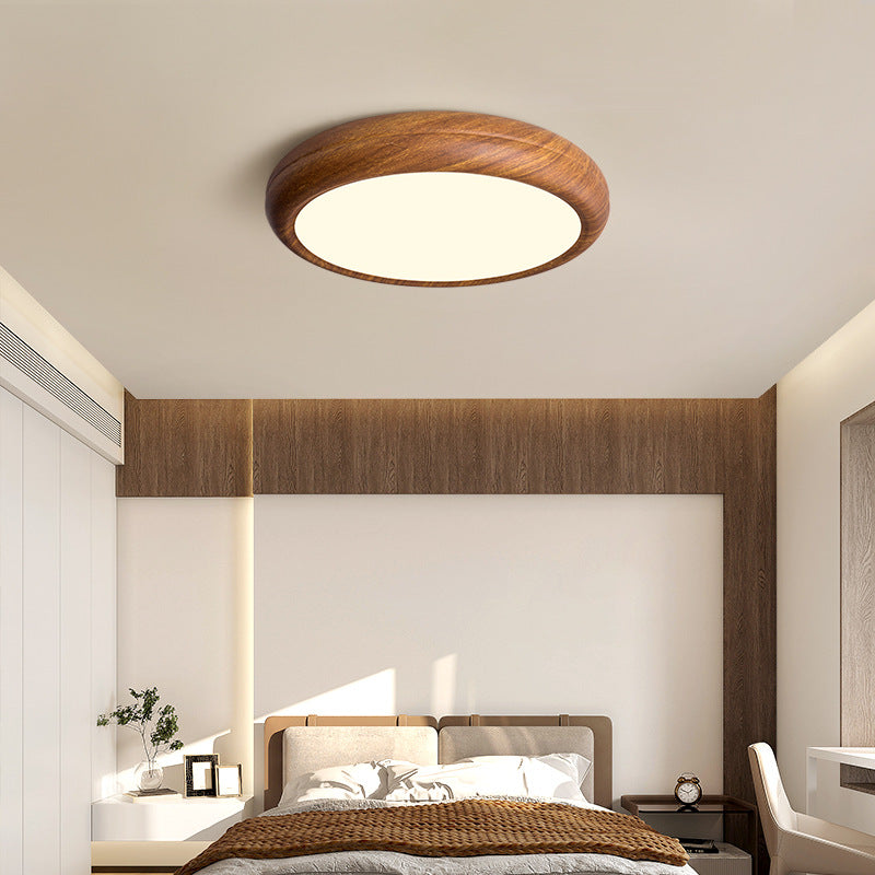 Moderne minimalistische runde Eisen-Acryl-LED-Deckenleuchte für das Schlafzimmer 
