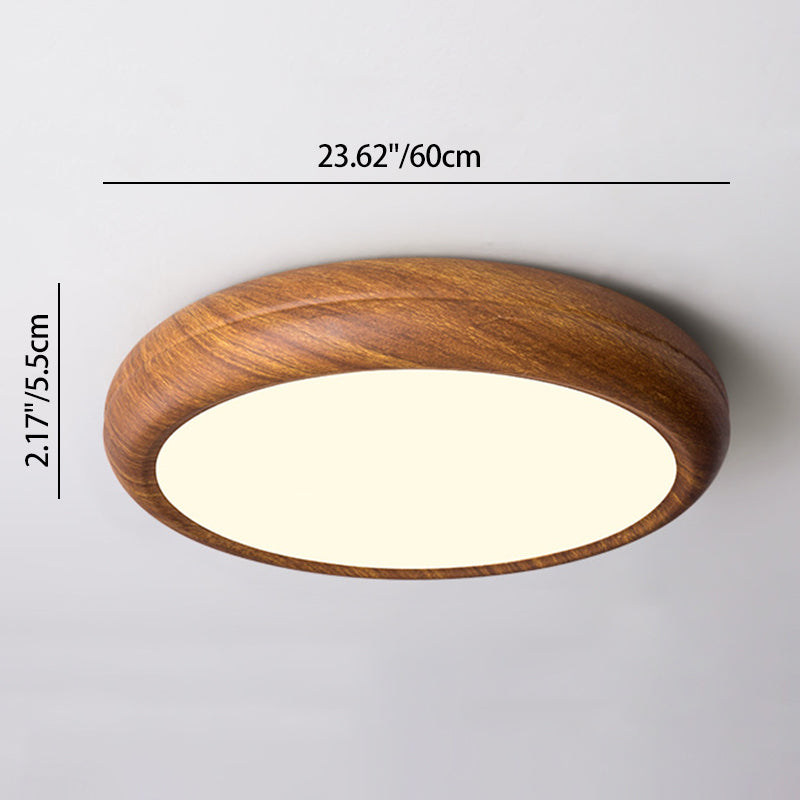 Moderne minimalistische runde Eisen-Acryl-LED-Deckenleuchte für das Schlafzimmer 