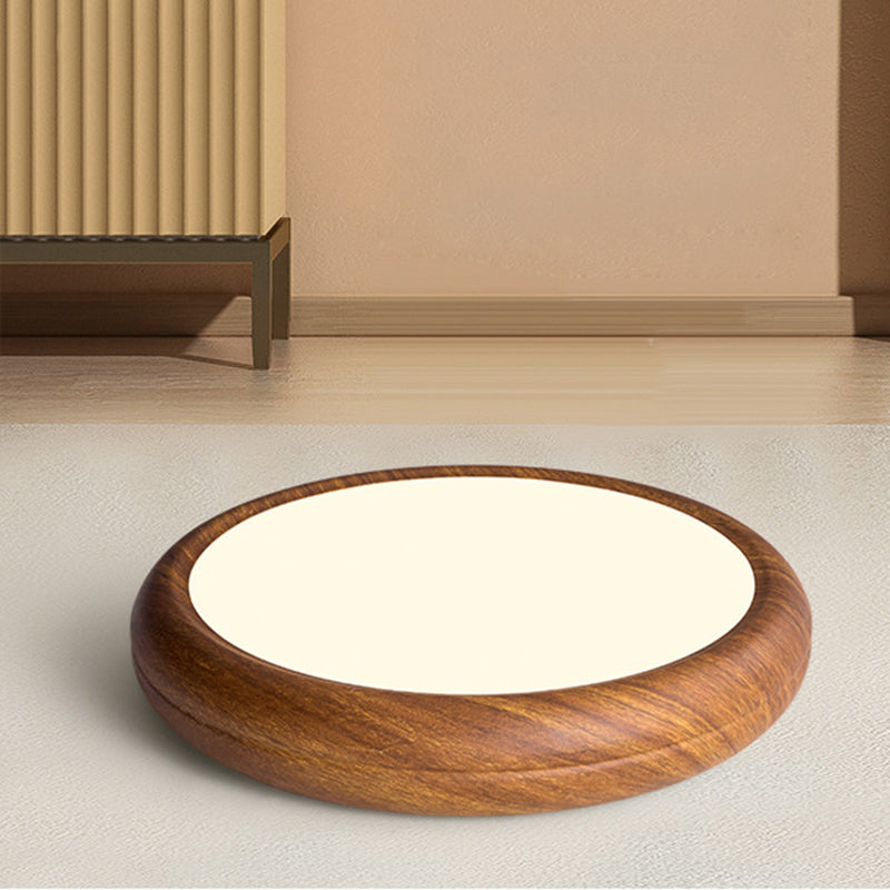 Moderne minimalistische runde Eisen-Acryl-LED-Deckenleuchte für das Schlafzimmer 