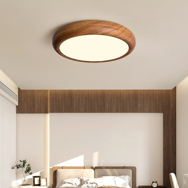 Moderne minimalistische runde Eisen-Acryl-LED-Deckenleuchte für das Schlafzimmer 