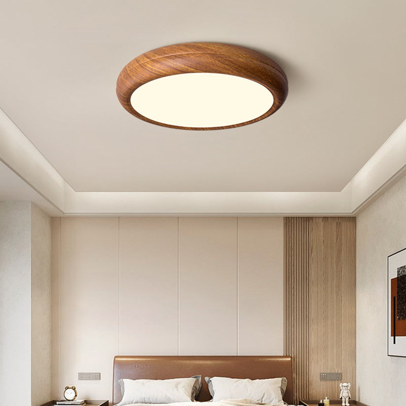 Moderne minimalistische runde Eisen-Acryl-LED-Deckenleuchte für das Schlafzimmer 