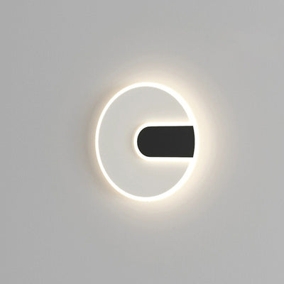 Modern Minimalist Round & Square Iron Acrylic LED Wall Sconce Lamp For Hallway