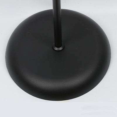 Lámpara de pie moderna minimalista con forma de abanico de hierro acrílico de 1/2 luces para estudio 