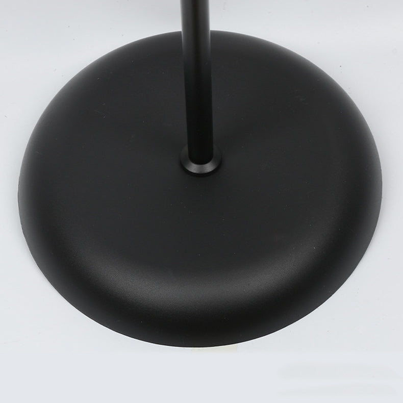 Lámpara de pie moderna minimalista con forma de abanico de hierro acrílico de 1/2 luces para estudio 