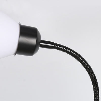Lámpara de pie moderna minimalista con forma de abanico de hierro acrílico de 1/2 luces para estudio 