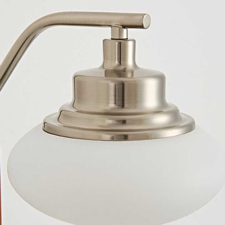 Traditionelle Vintage-Kürbis- &amp; Ovale Massivholz-Eisenharz-Reißverschluss 1-Licht-Wandleuchte für Schlafzimmer 