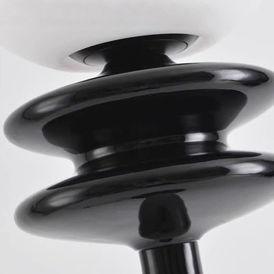 Moderner minimalistischer runder Harz-Acryl-1-Licht-Stehlampe für Wohnzimmer 