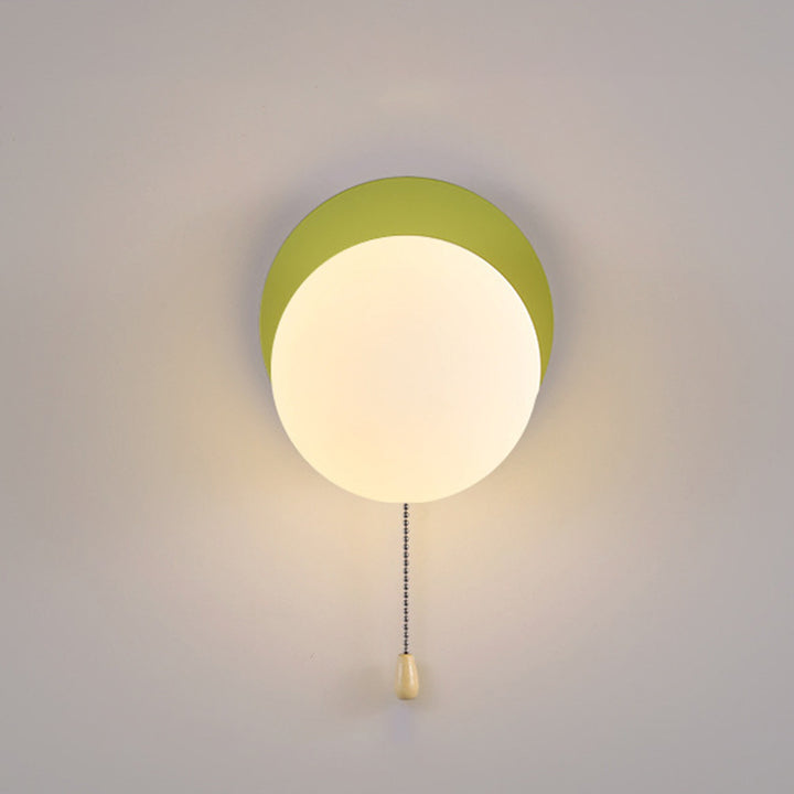 Modern Simplicity Geometry Iron Glass 1-Light Zipper Wall Sconce Lamp For Bedroom