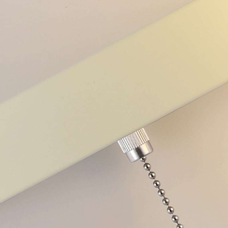 Sencillo Moderno Geometría Hierro Vidrio Lámpara Aplique de Pared con Cremallera de 1 Luz para Dormitorio 
