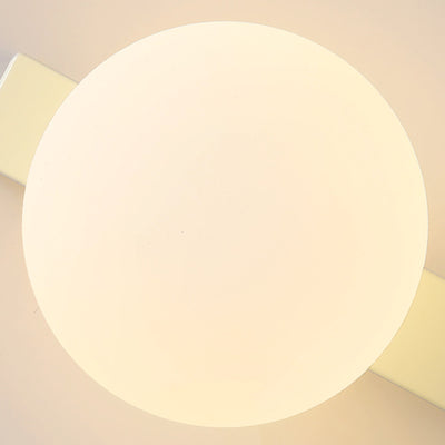 Sencillo Moderno Geometría Hierro Vidrio Lámpara Aplique de Pared con Cremallera de 1 Luz para Dormitorio 