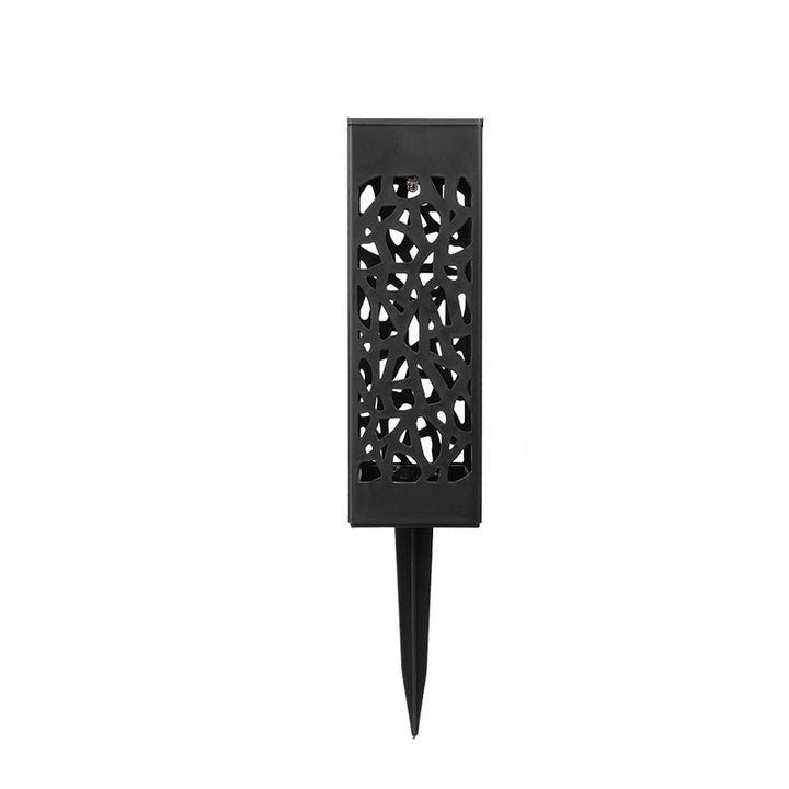 Luz LED para exteriores de plástico ABS rectangular impermeable solar de simplicidad moderna para jardín 