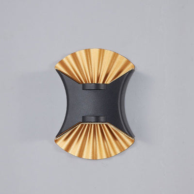 Zeitgenössische kreative wasserdichte Conch Aluminium Glas Outdoor LED Wandleuchte für Außenbereich Terrasse 