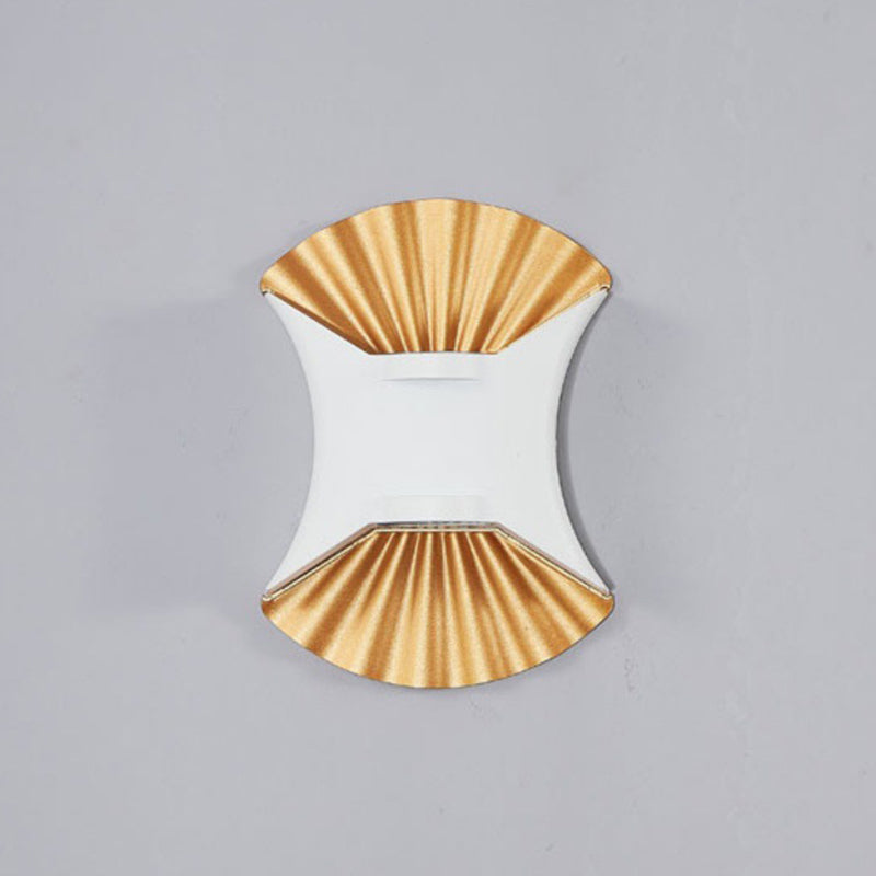 Zeitgenössische kreative wasserdichte Conch Aluminium Glas Outdoor LED Wandleuchte für Außenbereich Terrasse 