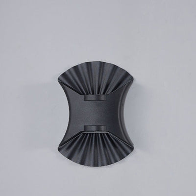 Zeitgenössische kreative wasserdichte Conch Aluminium Glas Outdoor LED Wandleuchte für Außenbereich Terrasse 