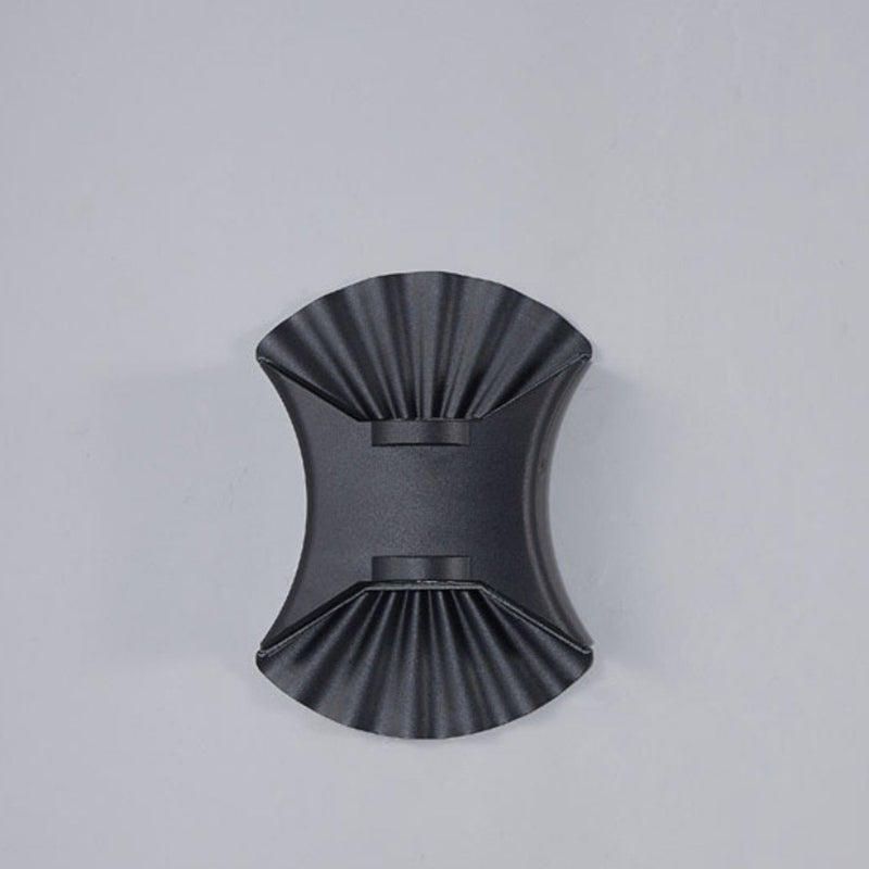 Zeitgenössische kreative wasserdichte Conch Aluminium Glas Outdoor LED Wandleuchte für Außenbereich Terrasse 