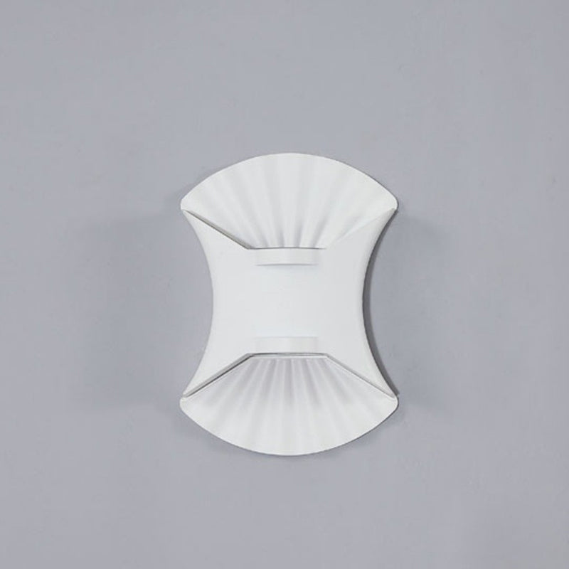 Zeitgenössische kreative wasserdichte Conch Aluminium Glas Outdoor LED Wandleuchte für Außenbereich Terrasse 