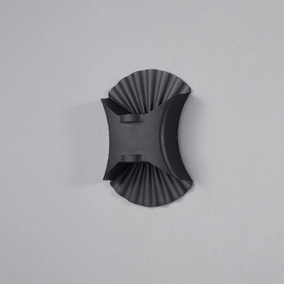 Zeitgenössische kreative wasserdichte Conch Aluminium Glas Outdoor LED Wandleuchte für Außenbereich Terrasse 