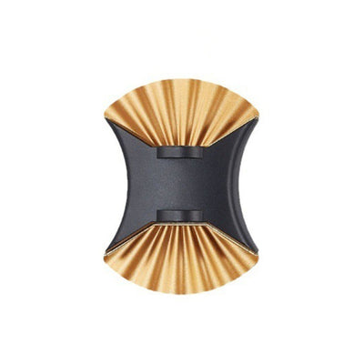 Zeitgenössische kreative wasserdichte Conch Aluminium Glas Outdoor LED Wandleuchte für Außenbereich Terrasse 