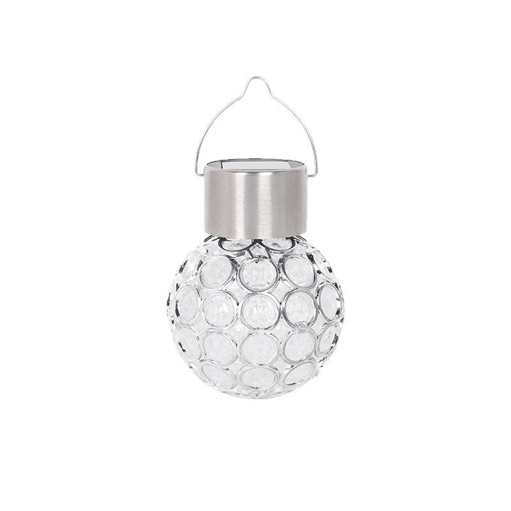 Moderne Art Deco Globus Wasserdichte Solarbetriebene Edelstahl PVC Eisen LED Außenleuchten Landschaftsbeleuchtung Für Garten 