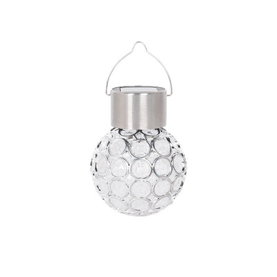 Modern Art Deco Globe Waterproof Solar Stainless Steel PVC Iron LED Outdoor Lights  Landscape Lighting  For Garden
