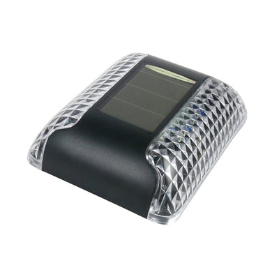 Modern Minimalist Waterproof Solar Rectangular Plastic LED Wall Sconce Lamp For Outdoor Patio