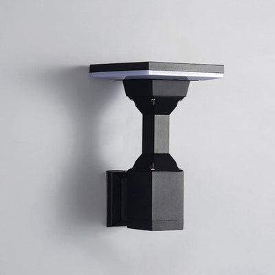 Moderne Art Deco Wasserdichte Runde Quadrat Aluminium Silikon PC LED Außenwandleuchte Für Außenbereich Terrasse 