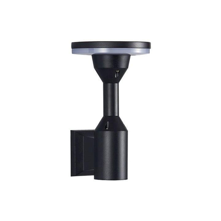 Modern Art Deco Waterproof Round Square Aluminum Silicone PC LED Outdoor Wall Sconce Lamp For Outdoor Patio