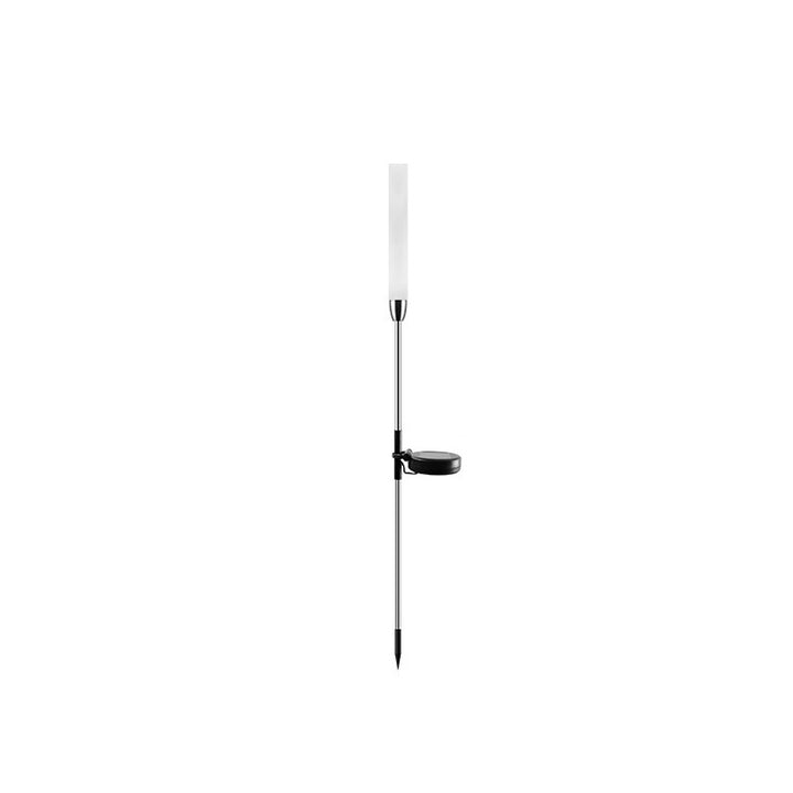 Lumière extérieure LED étanche moderne Art Déco cylindre solaire en acrylique aluminium acier inoxydable ABS pour l&