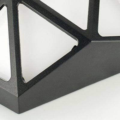 Modern Art Deco Waterproof Diamond Aluminum Acrylic LED Outdoor Wall Sconce Lamp For Garden