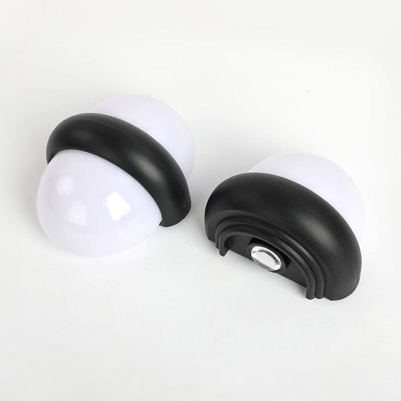 Modern Minimalist Waterproof UFO Aluminum Plastic LED Outdoor Wall Sconce Lamp For Garden