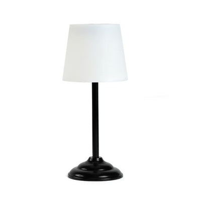 Contemporary Nordic Waterproof Solar Round Iron PP LED Outdoor Table Lamp For Garden