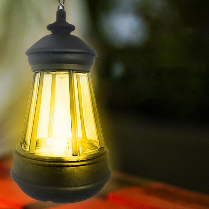 Moderne minimalistische wasserdichte Solar-Leuchtturm-Eisen-Acryl-LED-Camping-Außenleuchte Landschaftsbeleuchtung für den Garten 