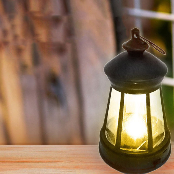 Moderne minimalistische wasserdichte Solar-Leuchtturm-Eisen-Acryl-LED-Camping-Außenleuchte Landschaftsbeleuchtung für den Garten 