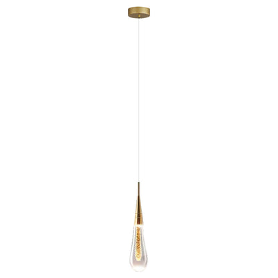 Contemporary Creative Droplet Aluminum Iron Glass LED Chandelier For Dining Room