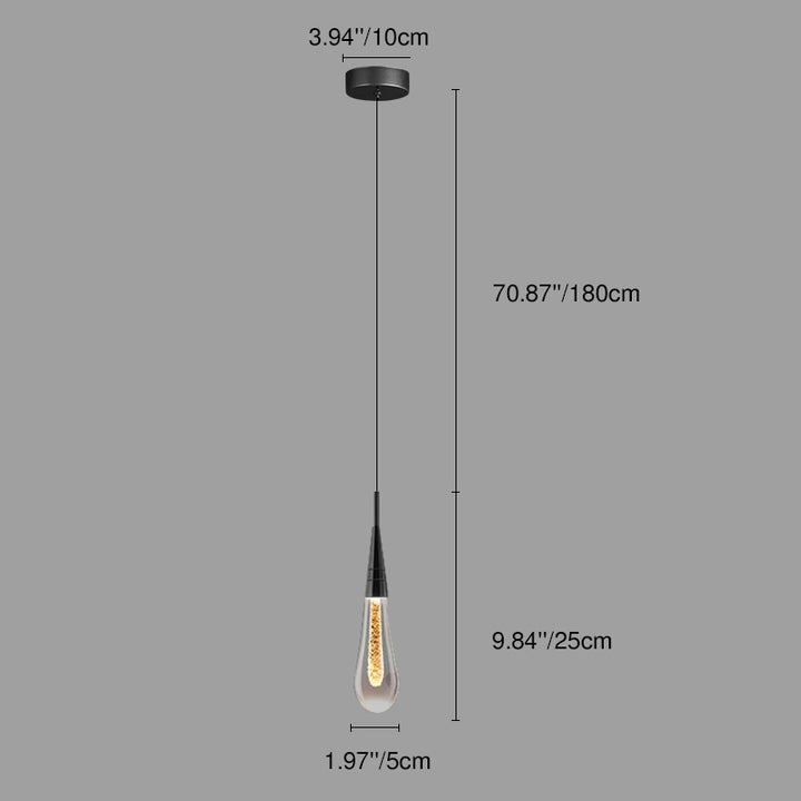 Zeitgenössischer kreativer Tropfen Aluminium Eisen Glas LED Kronleuchter für Esszimmer 