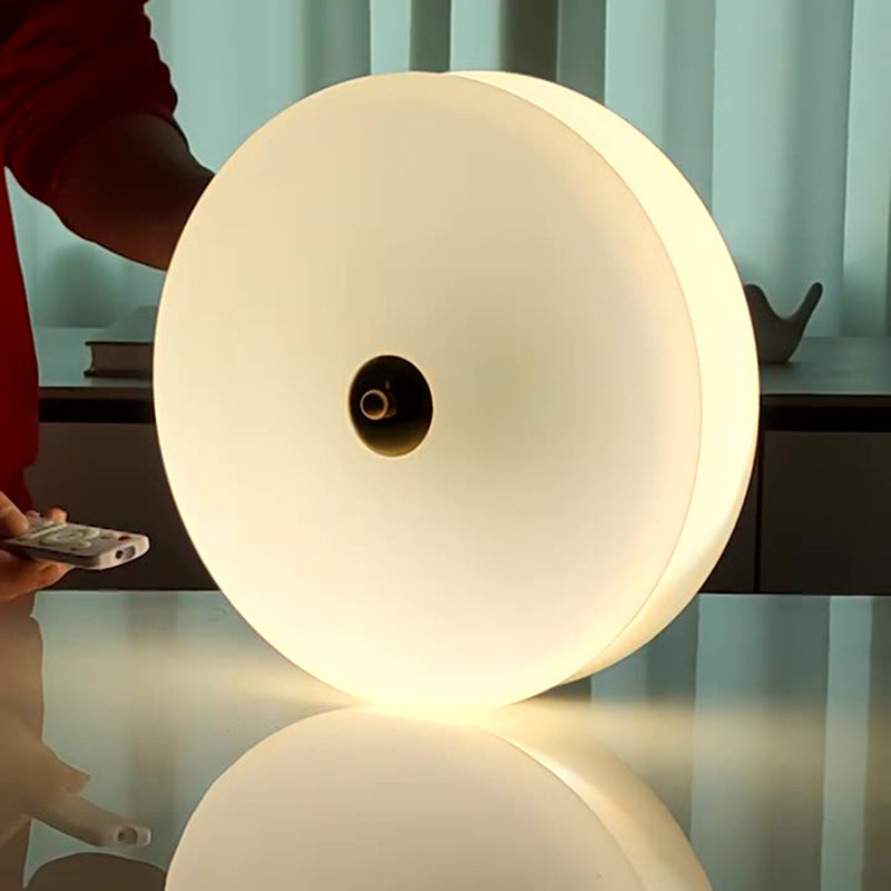 Modern Minimalist Round Iron Glass LED Flush Mount Ceiling Light For Bedroom