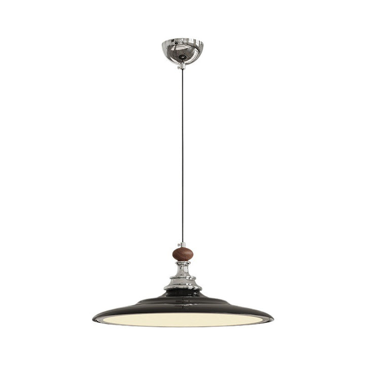 Modern Minimalist Flying Saucer Iron Aluminum PMMA LED Pendant Light For Living Room