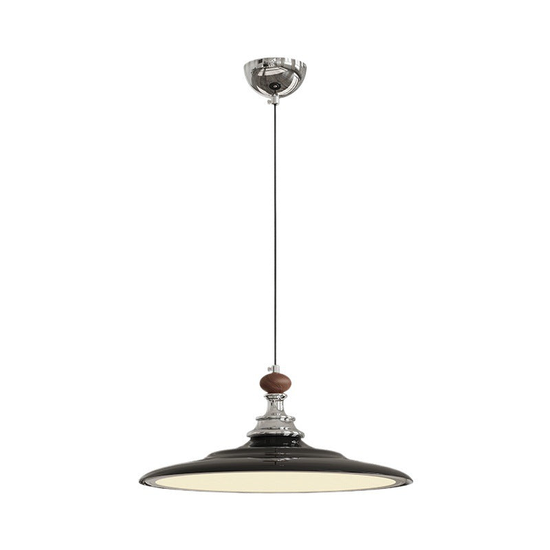 Modern Minimalist Flying Saucer Iron Aluminum PMMA LED Pendant Light For Living Room
