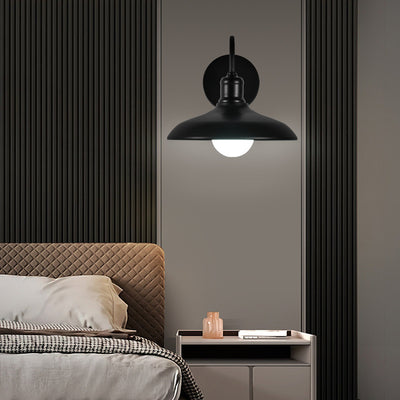 Abat-jour mural contemporain en fer avec 1 lumière pour couloir 