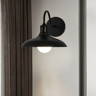 Abat-jour mural contemporain en fer avec 1 lumière pour couloir 