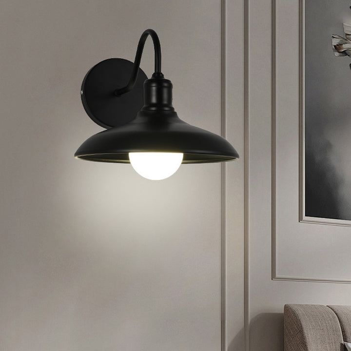 Abat-jour mural contemporain en fer avec 1 lumière pour couloir 