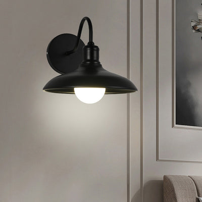 Abat-jour mural contemporain en fer avec 1 lumière pour couloir 