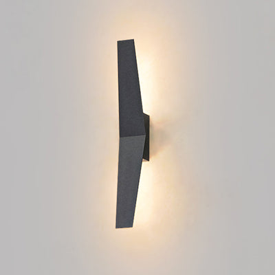 Modern Simplicity Waterproof Wings Aluminum PC LED Outdoor Wall Sconce Lamp For Garden