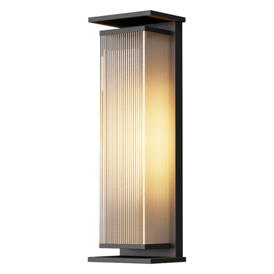Modern Minimalist Waterproof Rectangular Stainless Steel Glass LED Outdoor Wall Sconce Lamp For Garden