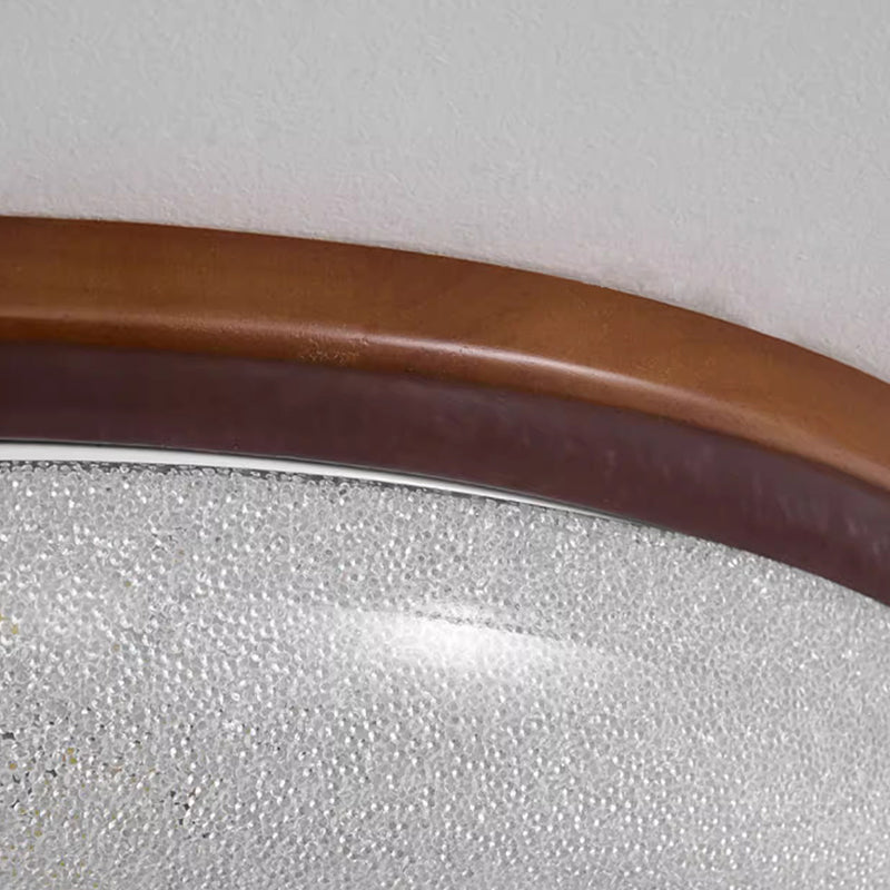 Traditionelle Vintage-hohlrunde Gummibaum-Acryl-LED-Deckenleuchte für Schlafzimmer 